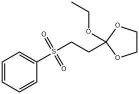 2-乙氧-2-(2'-苯乙基磺酰)-1,3-二氧戊烷