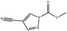 1H-Pyrazole-1-carboxylicacid,4-cyano-,methylester(9CI)