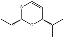 6H-1,3-Oxathiin,2-ethyl-6-(1-methylethyl)-,cis-(9CI)