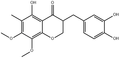 5-羟基-7,8-二甲氧基-6-甲基-3-(3',4'-二羟基苄基)色满-4-酮