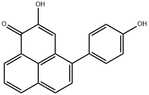 2-羟基-4-(4-羟基苯基)-1H-萘嵌苯-1-酮