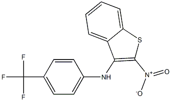 2-nitro-N-[4-(trifluoromethyl)phenyl]benzothiophen-3-amine