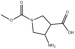 1,3-Pyrrolidinedicarboxylicacid,4-amino-,1-methylester(9CI)