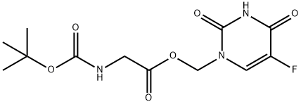 1-(N-tert-Butyloxycarbonyl)glycyloxymethyl-5-fluorouracil