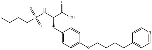 N-丁磺酰基-(4-(4-吡啶基)丁基)-L-酪氨酸