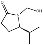 2-Pyrrolidinone,1-(hydroxymethyl)-5-(1-methylethyl)-,(S)-(9CI)