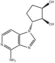 9-(2',3'-dihydroxypentan-1'-yl)-3-deazaadenine