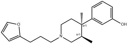 1-(3-(2-furanyl)propyl)-3,4-dimethyl-4-(3-hydroxyphenyl)piperidine