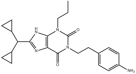 1-(4-Aminophenethyl)-8-dicyclopropylmethyl-1-propylxanthine