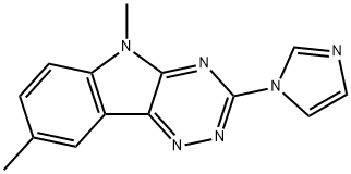 3-(1H-Imidazol-1-yl)-5,8-dimethyl-5H-1,2,4-triazino(5,6-b)indole