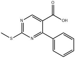 2-(甲硫基)-4-苯基嘧啶-5-羧酸