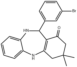 11-(3-bromophenyl)-3,3-dimethyl-2,3,4,5,10,11-hexahydro-1H-dibenzo[b,e][1,4]diazepin-1-one