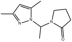 1-(1-(3,5-Dimethyl-1H-pyrazol-1-yl)ethyl)-2-pyrrolidinone