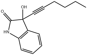 3-(1-hexynyl)-3-hydroxy-2-indolinone