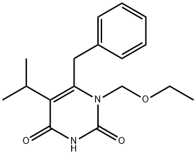 6-苄基-1-(乙氧基甲基)-5-异丙基尿嘧啶