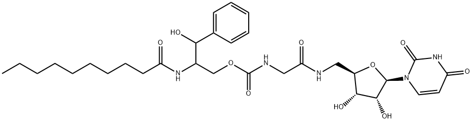 5'-((N-(2-decanoylamino-3-hydroxy-3-phenylpropyloxycarbonyl)glycyl)amino)-5'-deoxyuridine