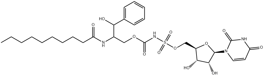 5'-O-(((2-decanoylamino-3-hydroxy-3-phenylpropyloxycarbonyl)amino)sulfonyl)uridine