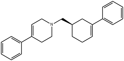 1,2,3,6-tetrahydro-4-phenyl-1-((3-phenyl-3-cyclohexen-1-yl)methyl)pyridine