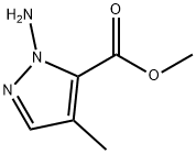 1H-Pyrazole-5-carboxylicacid,1-amino-4-methyl-,methylester(9CI)