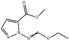 1H-Pyrazole-5-carboxylicacid,1-[(ethoxymethylene)amino]-,methylester