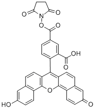 1-[[[3,11-二羟基-3'-氧代螺[7H-二苯并[C,H]吨-7,1'(3'H)-异苯并呋喃]-5'(或者6')-基]羰基]氧基]-2,5-吡咯烷二酮