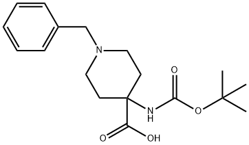 1-苄基-4-(BOC-氨基)哌啶-4-羧酸