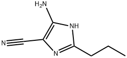 1H-Imidazole-4-carbonitrile,5-amino-2-propyl-(9CI)