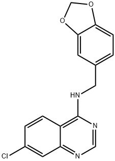 N-(1,3-BENZODIOXOL-5-YLMETHYL)-7-CHLORO-4-QUINAZOLINAMINE