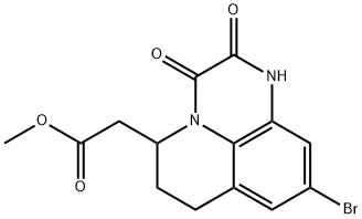 2-(9-溴-2,3-二氧代-2,3,6,7-四氢-1H,5H-吡啶并[1,2,3-DE]喹喔啉-5-基)乙酸甲酯