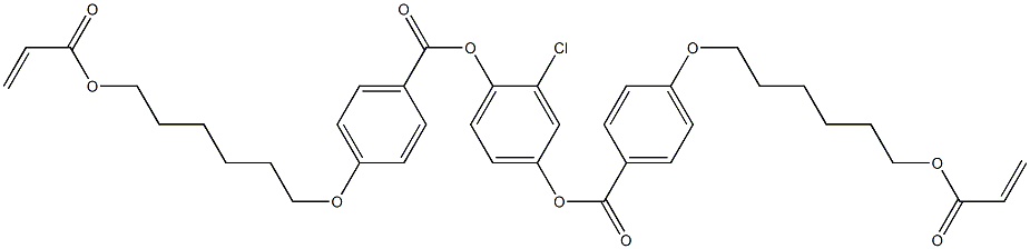 2-氯-1,4-亚苯基双[4-[6-(丙烯酰氧基)己氧基]苯甲酸酯]