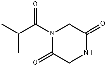 2,5-Piperazinedione,1-(2-methyl-1-oxopropyl)-(9CI)