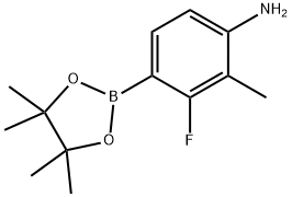 3-氟-2-甲基-4-(4,4,5,5-四甲基-1,3,2-二氧硼烷-2-基)苯胺