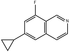 6-环丙基-8-氟异喹啉