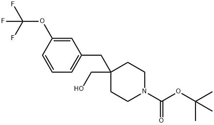 1-BOC-4-[[3-(TRIFLUOROMETHOXY)PHENYL]METHYL]-4-(HYDROXYMETHYL)-PIPERIDINE