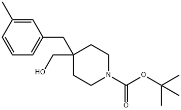 1-BOC-4-[(3-METHYLPHENYL)METHYL]-4-(HYDROXYMETHYL)-PIPERIDINE
