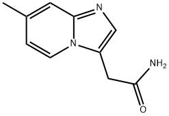 Imidazo(1,2-a)pyridine-3-acetamide,7-methyl-