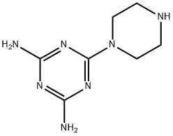 6-(1-Piperazinyl)-1,3,5-triazine-2,4-diamine