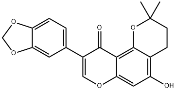 9-(1,3-Benzodioxol-5-yl)-3,4-dihydro-5-hydroxy-2,2-dimethyl-2H,10H-benzo[1,2-b:3,4-b']dipyran-10-one