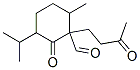 6-Methyl-3-(1-methylethyl)-2-oxo-1-(3-oxobutyl)cyclohexanecarbaldehyde