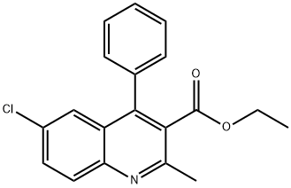 6-Chloro-3-ethoxycarbonyl-2-methyl-4-phenylquinoline