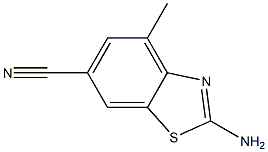 6-Benzothiazolecarbonitrile,2-amino-4-methyl-(8CI)