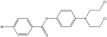 p-[Bis(2-chloroethyl)amino]phenyl=p-bromobenzoate