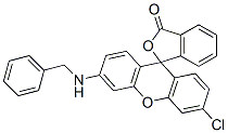 6'-(benzylamino)-3'-chlorospiro[isobenzofuran-1(3H)-9'[9H]-xanthene]-3-one