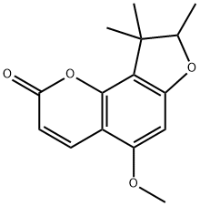 8,9-Dihydro-5-methoxy-8,9,9-trimethyl-2H-furo[2,3-h]-1-benzopyran-2-one