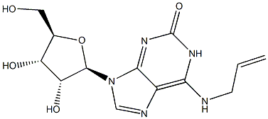 6-Allylamino-9-β-D-ribofuranosyl-9H-purin-2(1H)-one