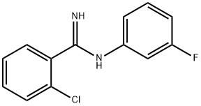 o-Chloro-N-(m-fluorophenyl)benzamidine