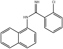 o-Chloro-N-(1-naphtyl)benzamidine