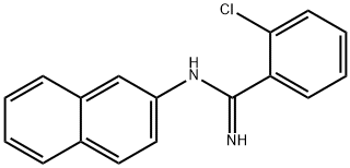 o-Chloro-N-(2-naphtyl)benzamidine