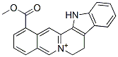 8,13-Dihydro-1-(methoxycarbonyl)-7H-benz[g]indolo[2,3-a]quinolizin-6-ium