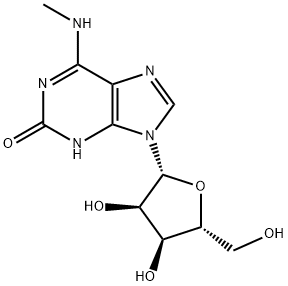 6-Methylamino-9-β-D-ribofuranosyl-9H-purin-2(1H)-one